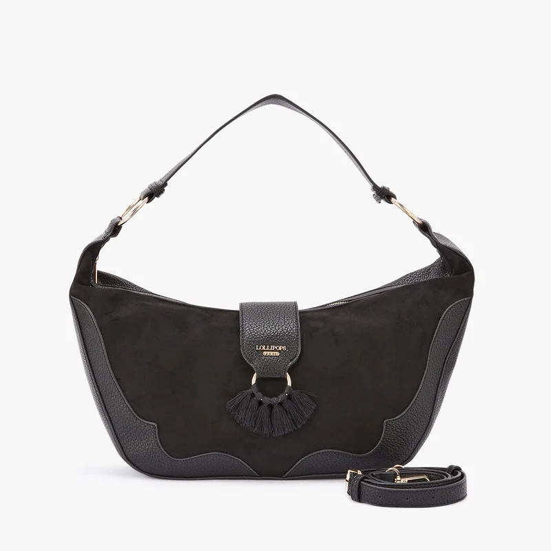 Sac hobo noir Maddaloni