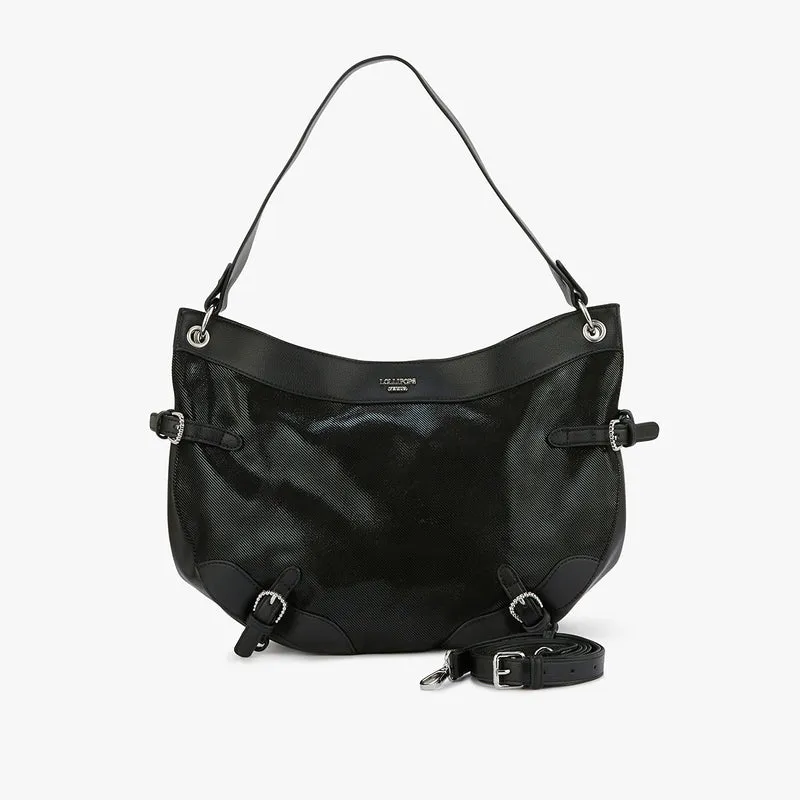Grand sac hobo noir Mentana