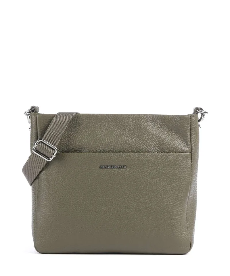 Mandarina Duck Mellow Leather Sac bandoulière winter olive