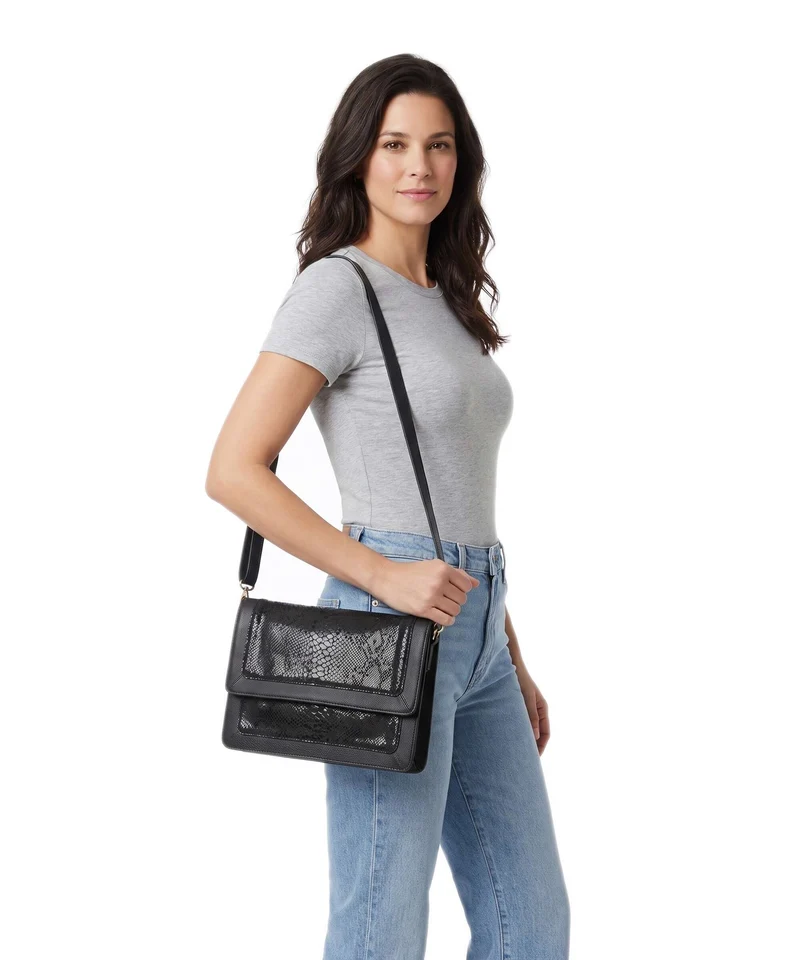 Depeche Fashion Favourites Sac bandoulière black snake