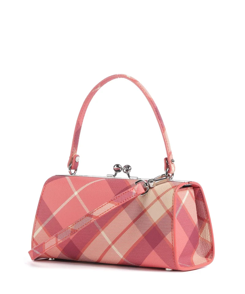 Vivienne Westwood Doll Frame Buccia D'Arancia XL Sac à main fraser pink
