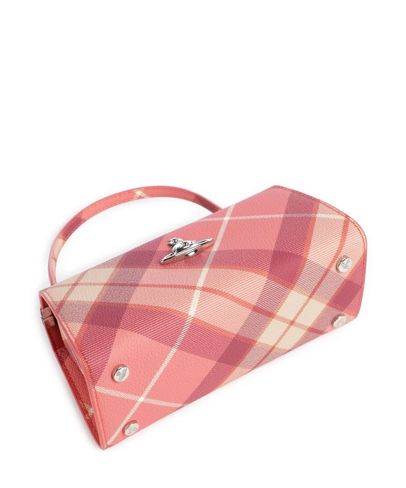 Vivienne Westwood Doll Frame Buccia D'Arancia XL Sac à main fraser pink