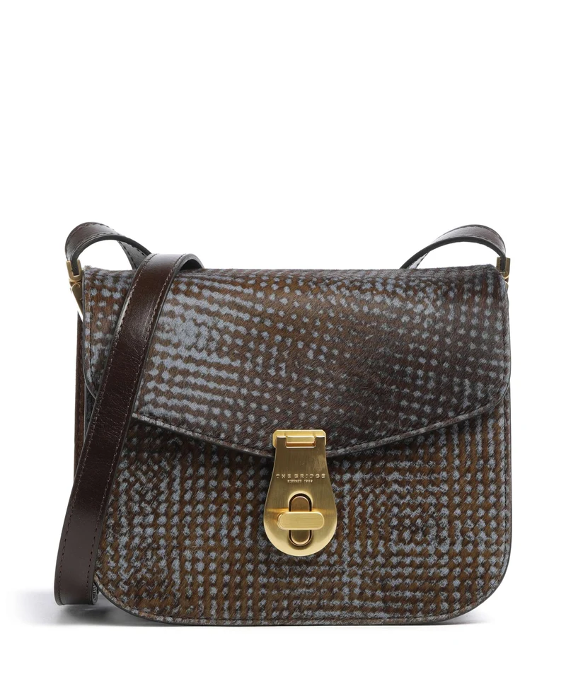 The Bridge Mia Wow Sac bandoulière moka/azzurro