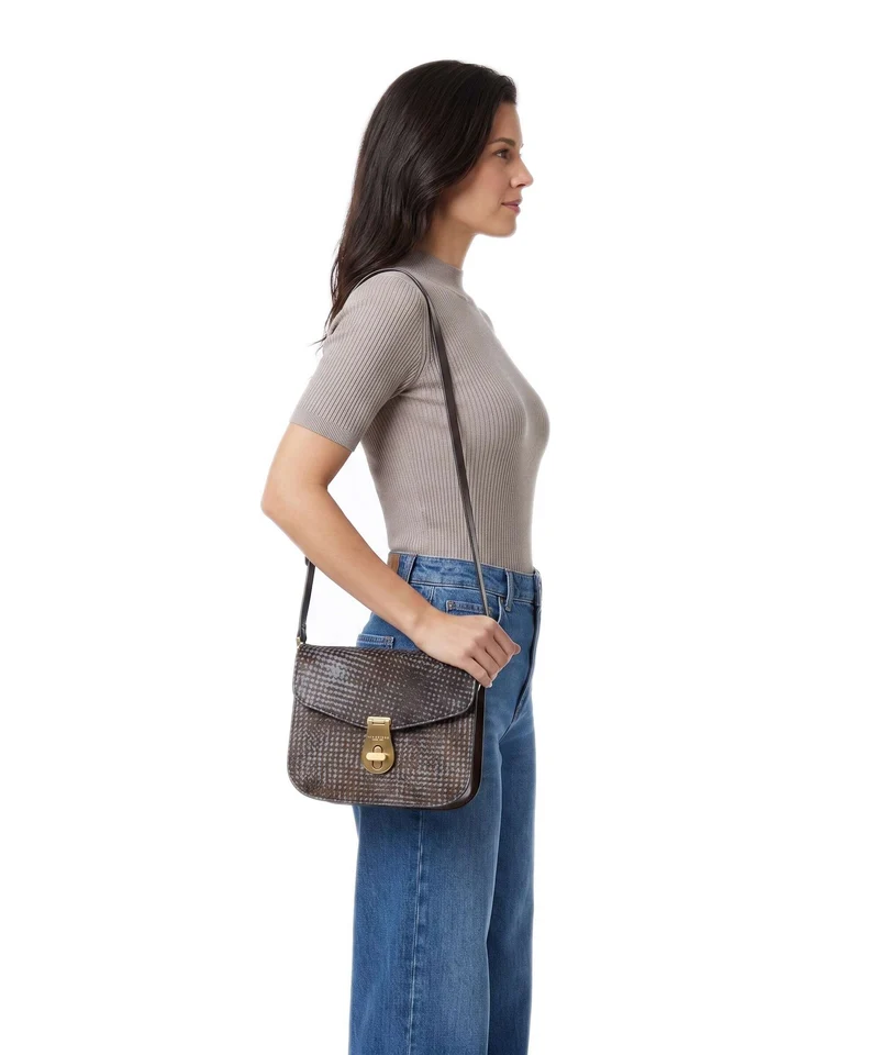 The Bridge Mia Wow Sac bandoulière moka/azzurro