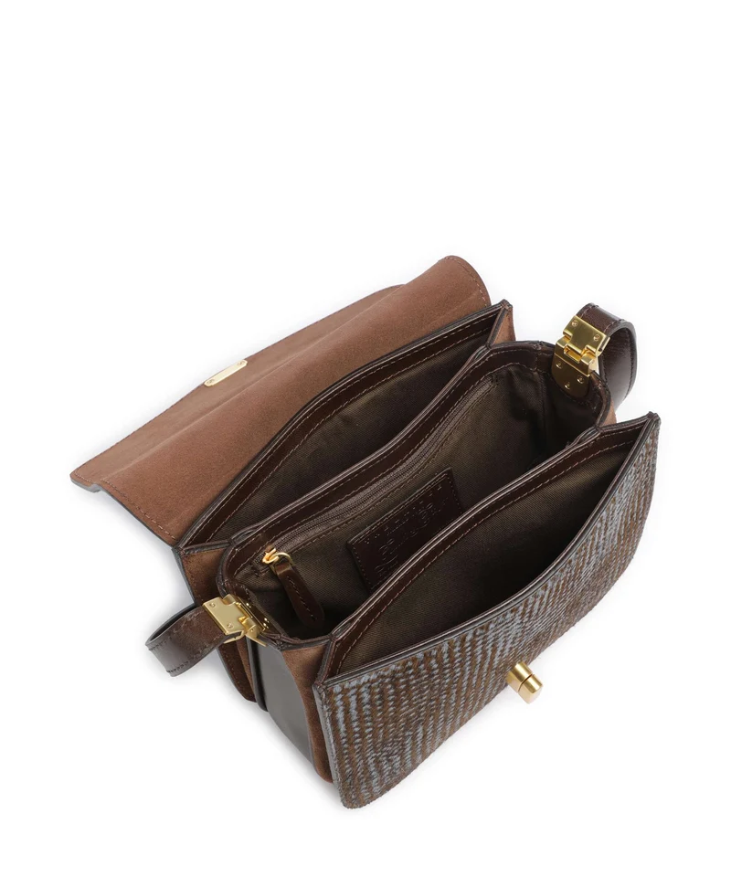 The Bridge Mia Wow Sac bandoulière moka/azzurro