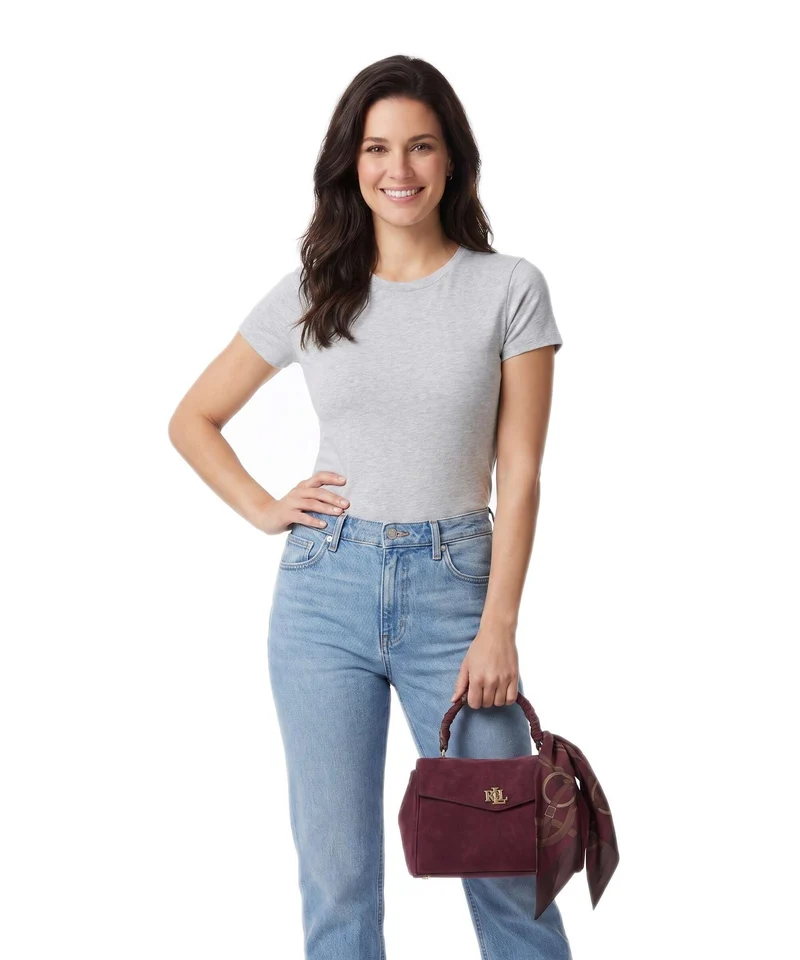 Lauren Ralph Lauren Farrah Small Sac à main dark garnet/urban bltng/garnet multi