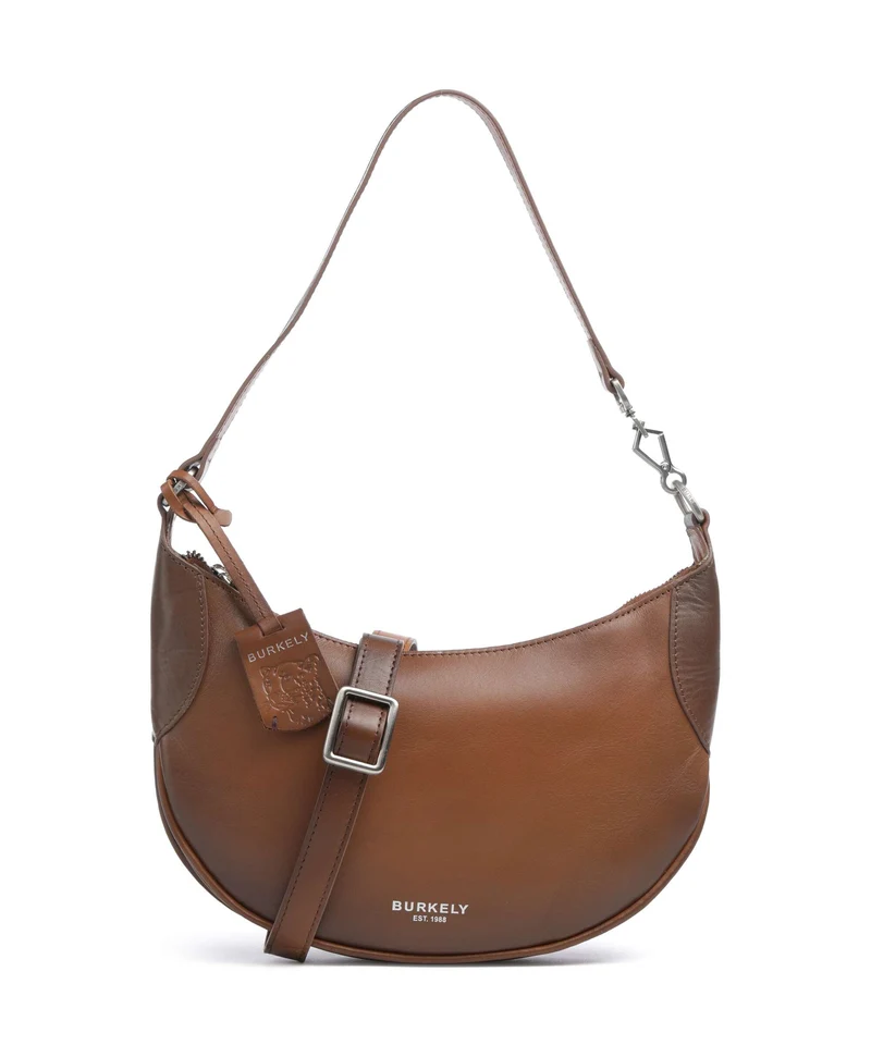 Burkely Ledger Sac porté épaule cognac