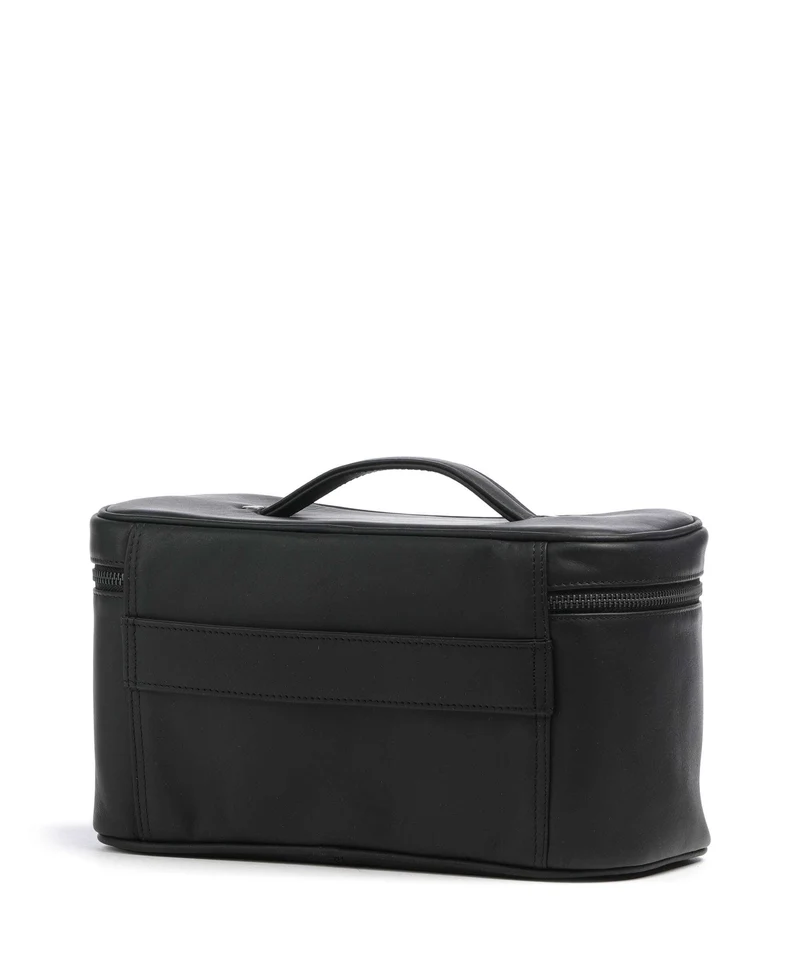 The Chesterfield Brand Wax Pull Up Cow Limone Trousse de toilette black