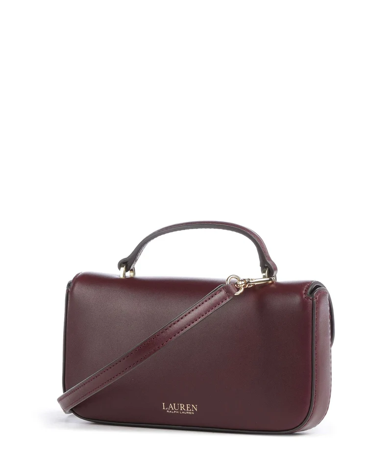 Lauren Ralph Lauren Marcy Large Sac bandoulière dark garnet