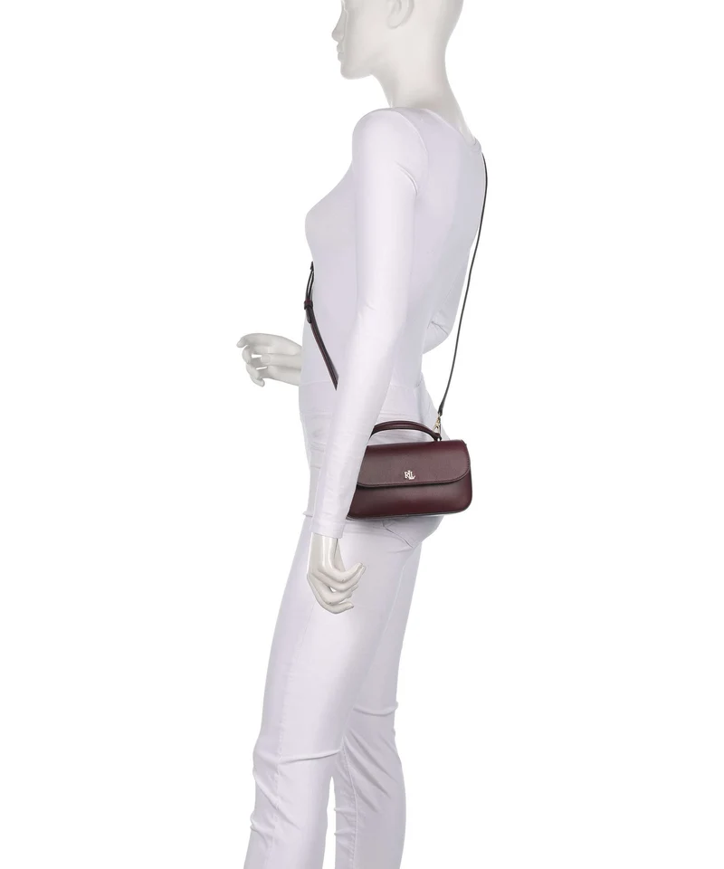 Lauren Ralph Lauren Marcy Large Sac bandoulière dark garnet