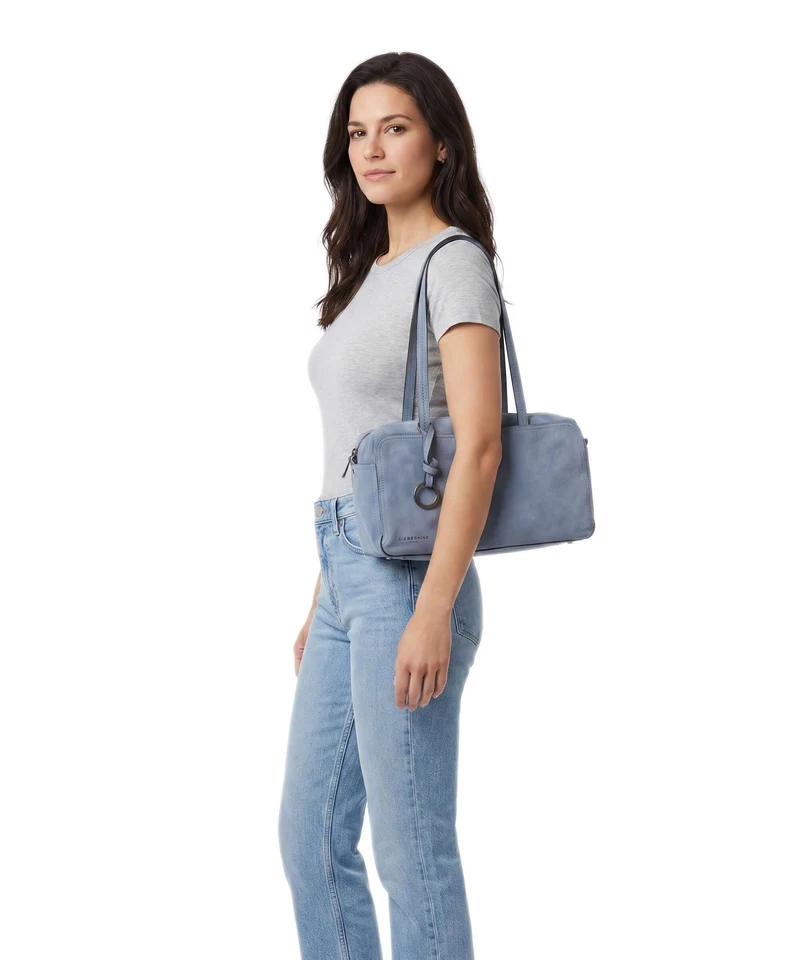 Liebeskind Clarice II Hydro Suede M Sac porté épaule flower blue