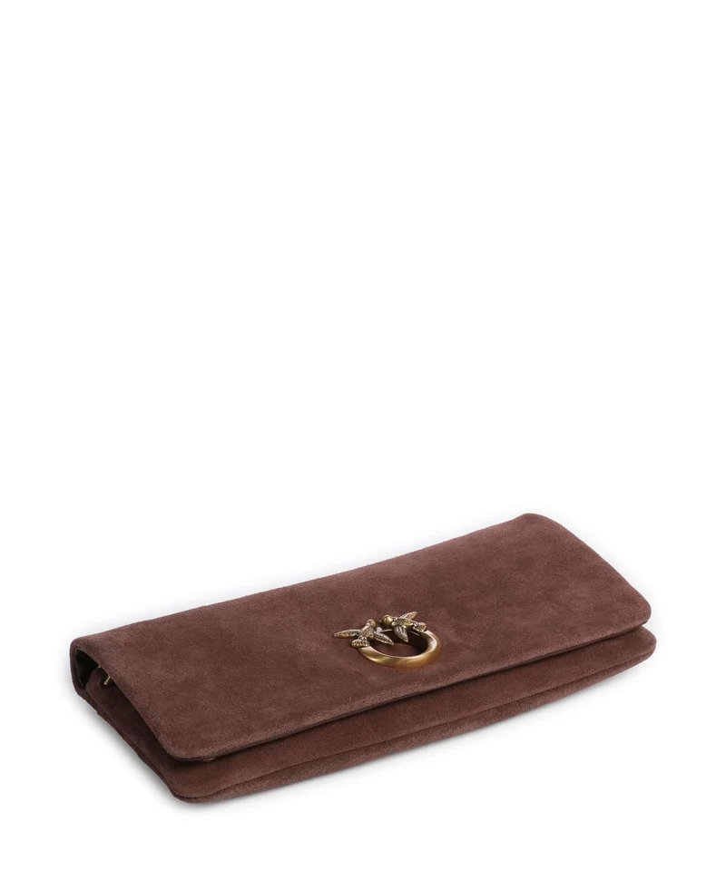 Pinko Click Soft Horizontal Classic Sac bandoulière castano intenso/antique gold