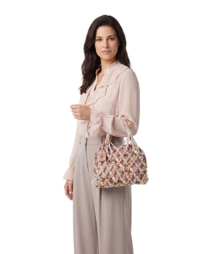 Kurt Geiger Macrame Sac à main cream