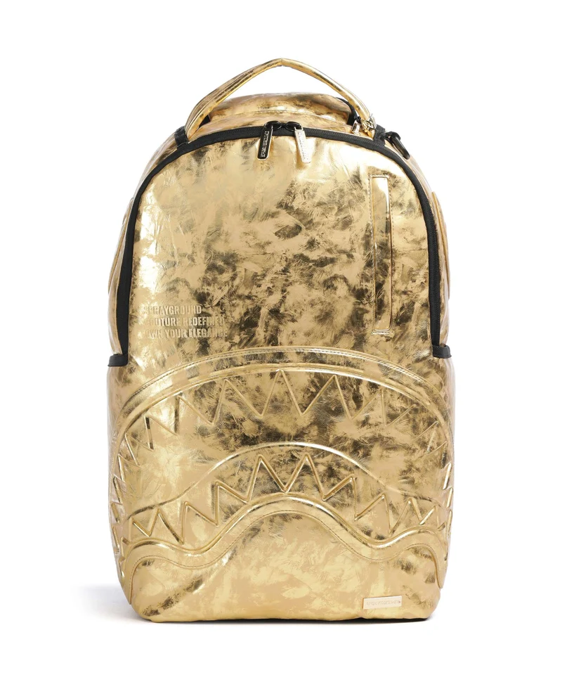 Sprayground Gold Weathered Sac à dos gold