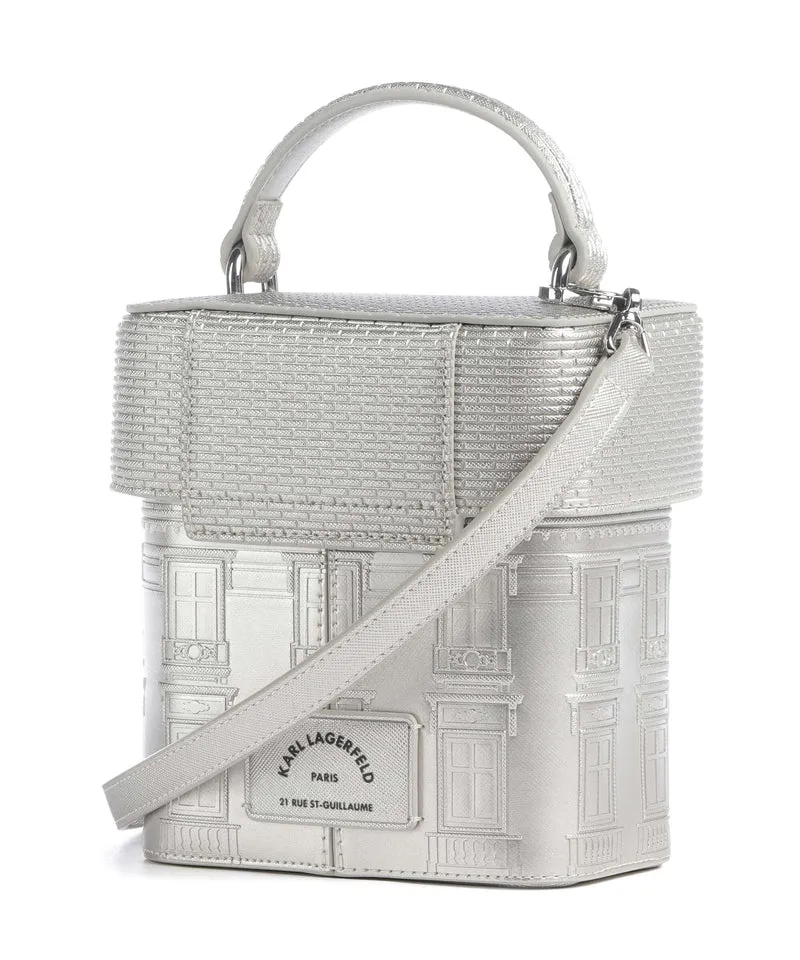 Karl Lagerfeld K/Rue St Guillaume Sac bandoulière silver