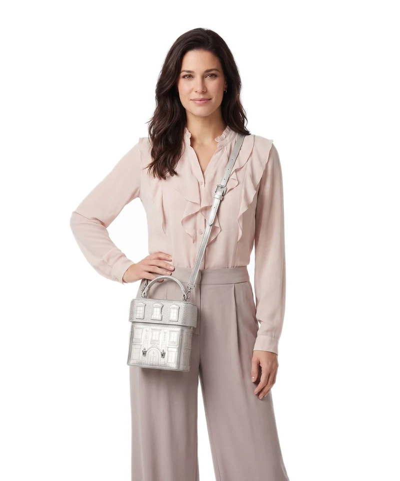 Karl Lagerfeld K/Rue St Guillaume Sac bandoulière silver