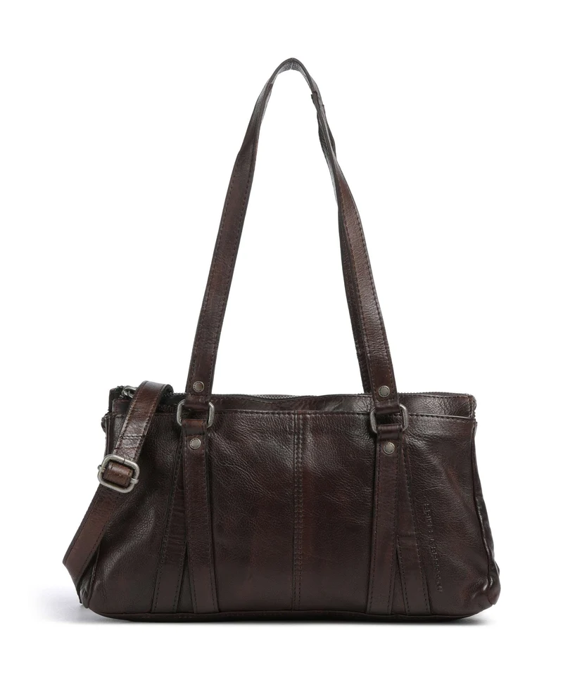 Spikes & Sparrow Apache Christabelle Sac porté épaule dark brown
