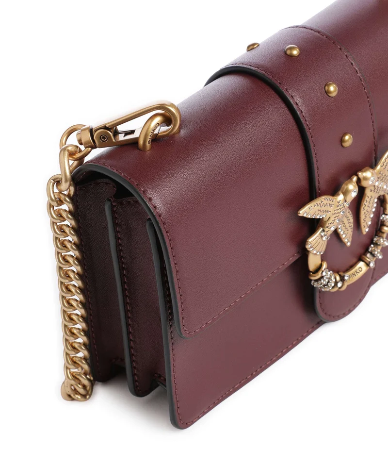 Pinko Love One Mini New Buckle Sac bandoulière ribes intenso/antique gold
