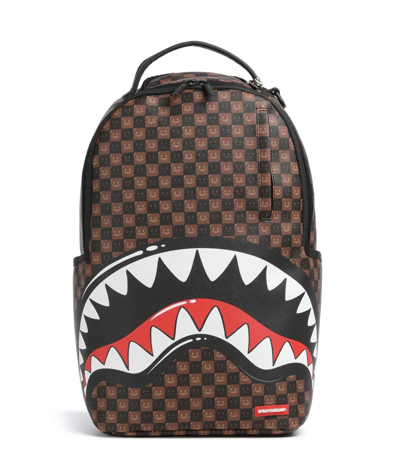 Sprayground Sharks In Paris Wtf Bubble Brown Check Sac à dos multicolour