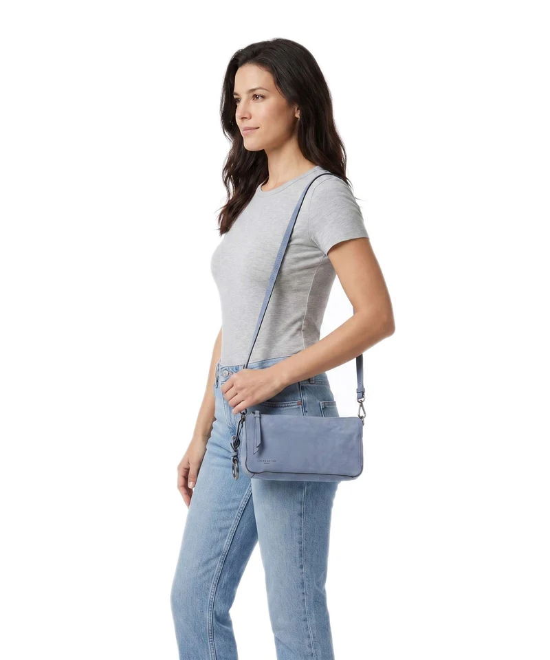 Liebeskind Clarice II Hydro Suede M Sac bandoulière flower blue