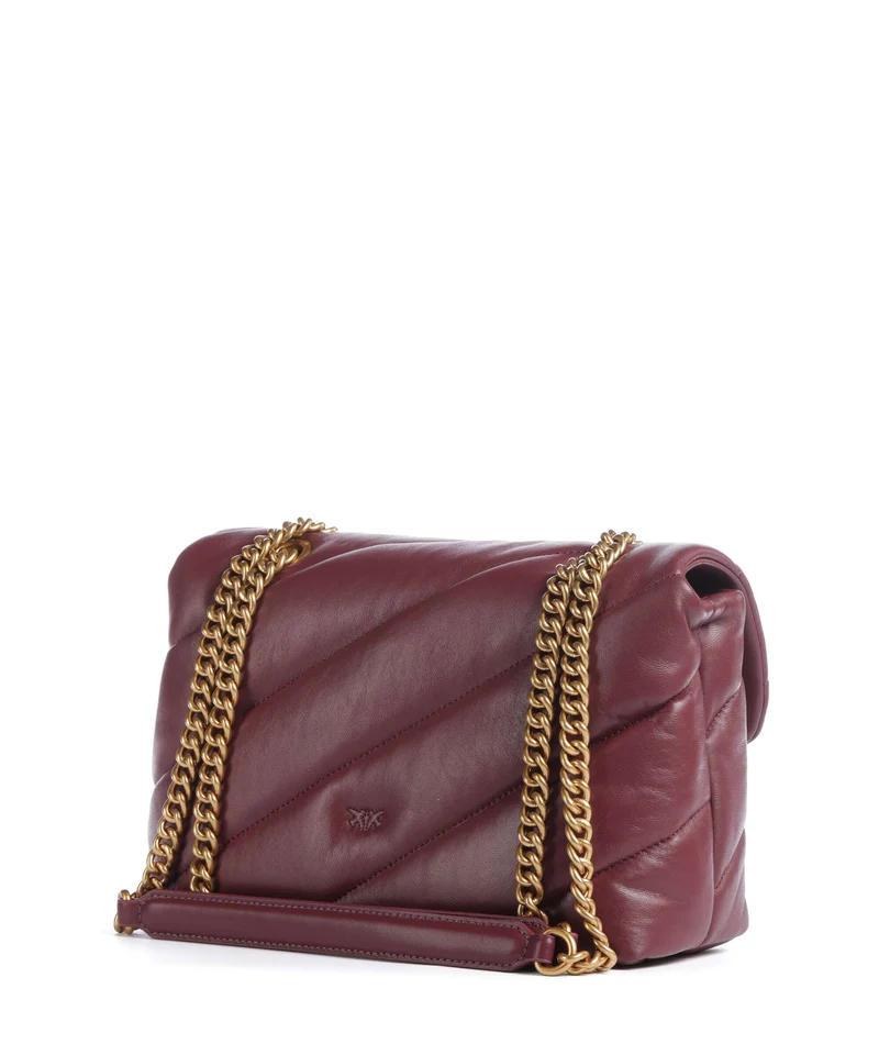 Pinko Love Puff Classic Sac porté épaule ribes intenso/antique gold
