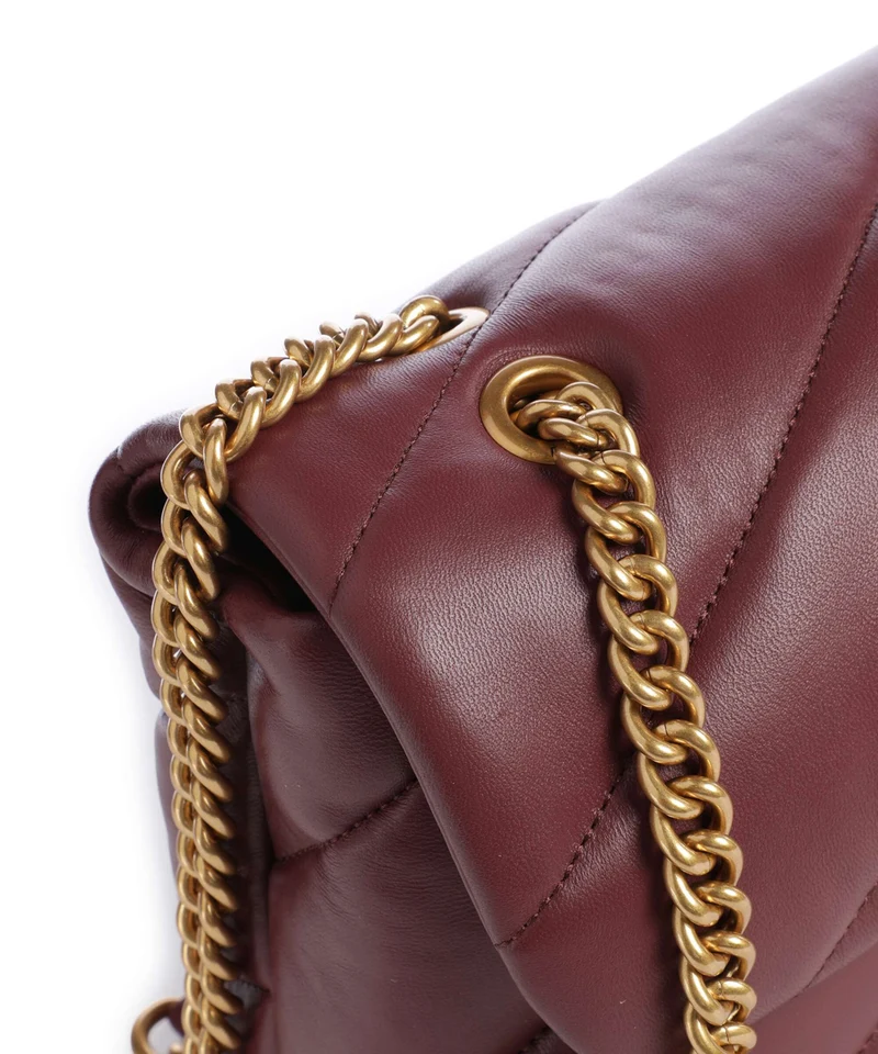 Pinko Love Puff Classic Sac porté épaule ribes intenso/antique gold