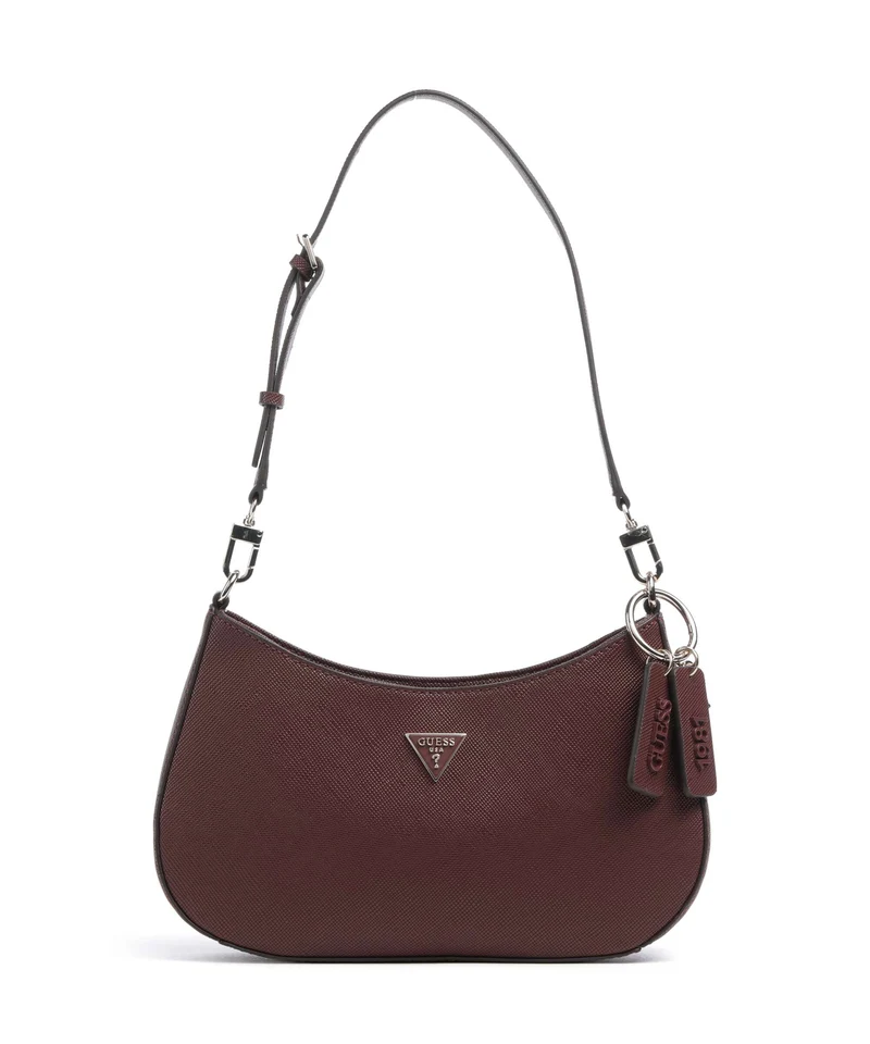 Guess Noelle II Sac porté épaule burgundy