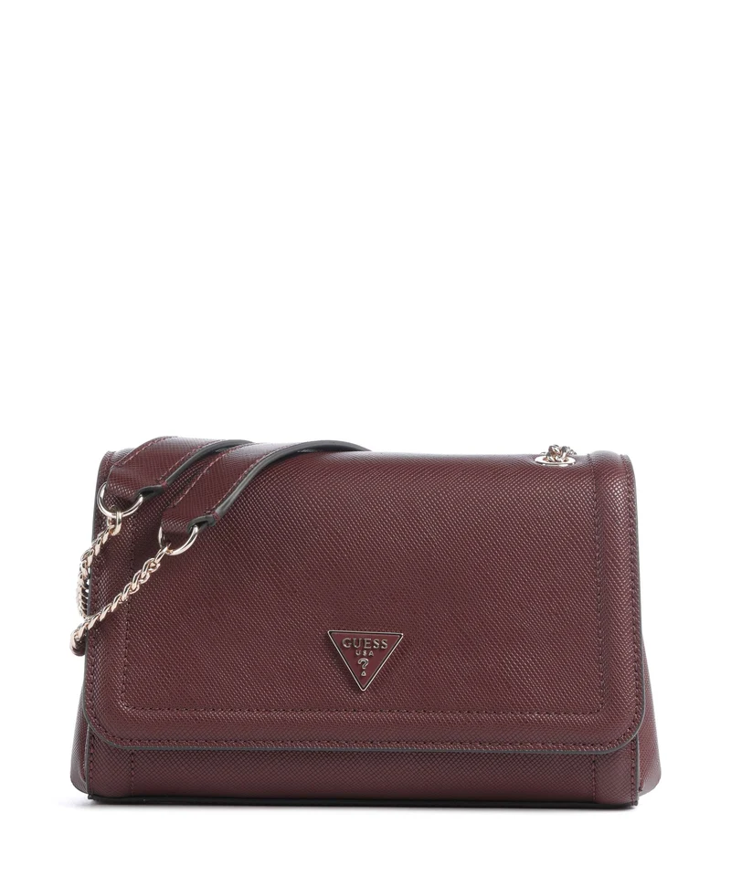Guess Noelle II Sac porté épaule burgundy