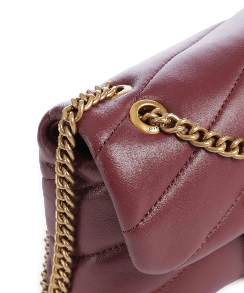 Pinko Love Puff Baby Sac porté épaule ribes intenso/antique gold