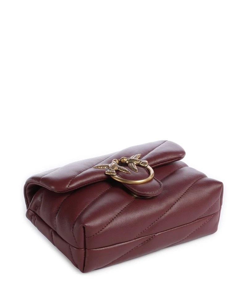 Pinko Love Puff Baby Sac porté épaule ribes intenso/antique gold