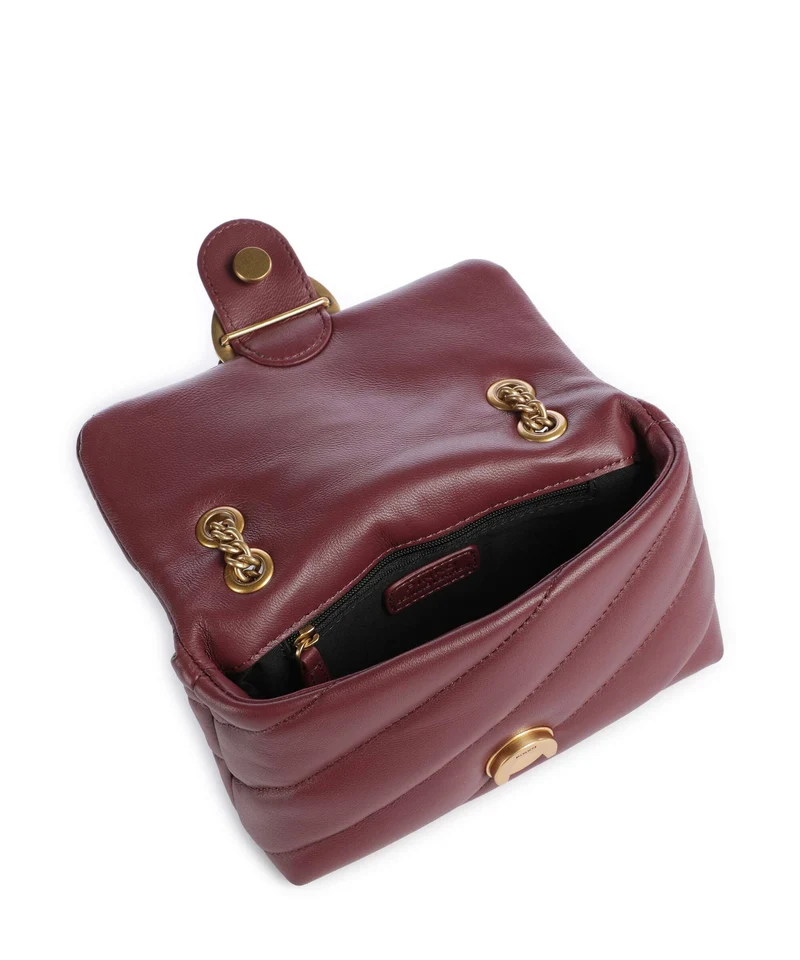 Pinko Love Puff Baby Sac porté épaule ribes intenso/antique gold