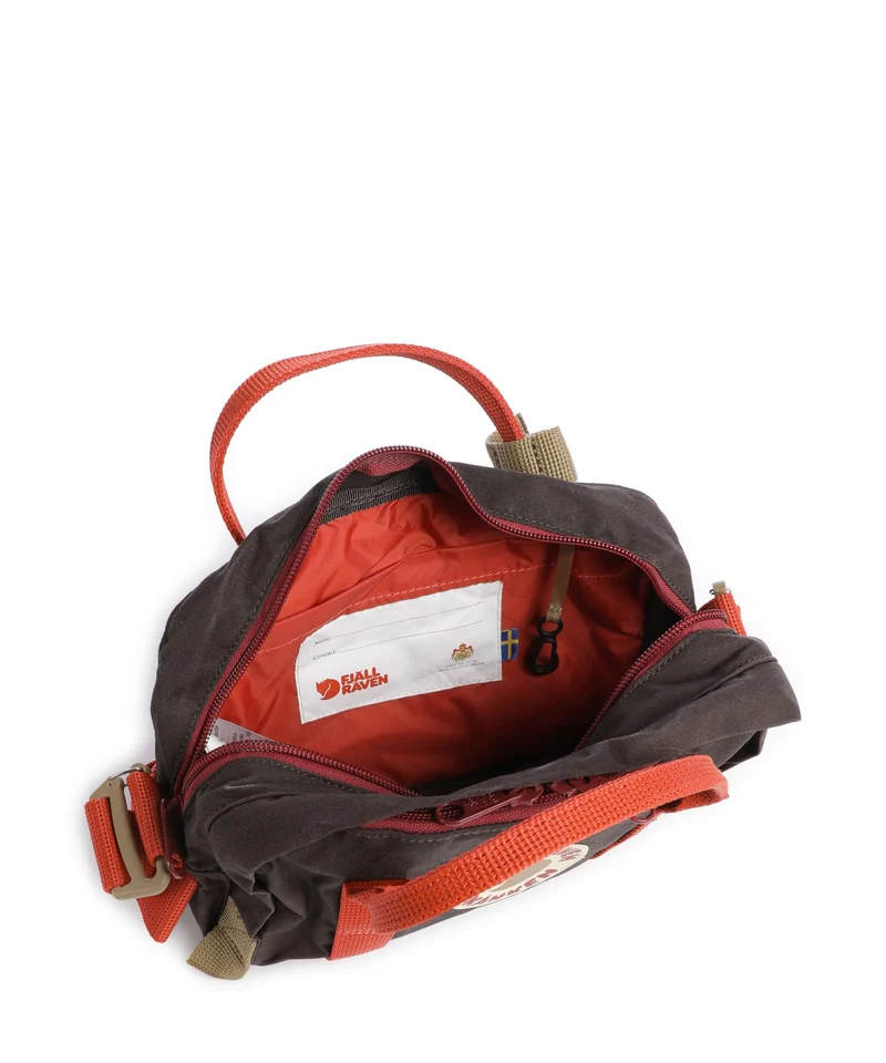 Fjällräven Kånken One Size Sac bandoulière black oak/rowan red