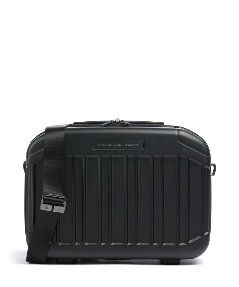 Piquadro Mallette cosmétiques mat black