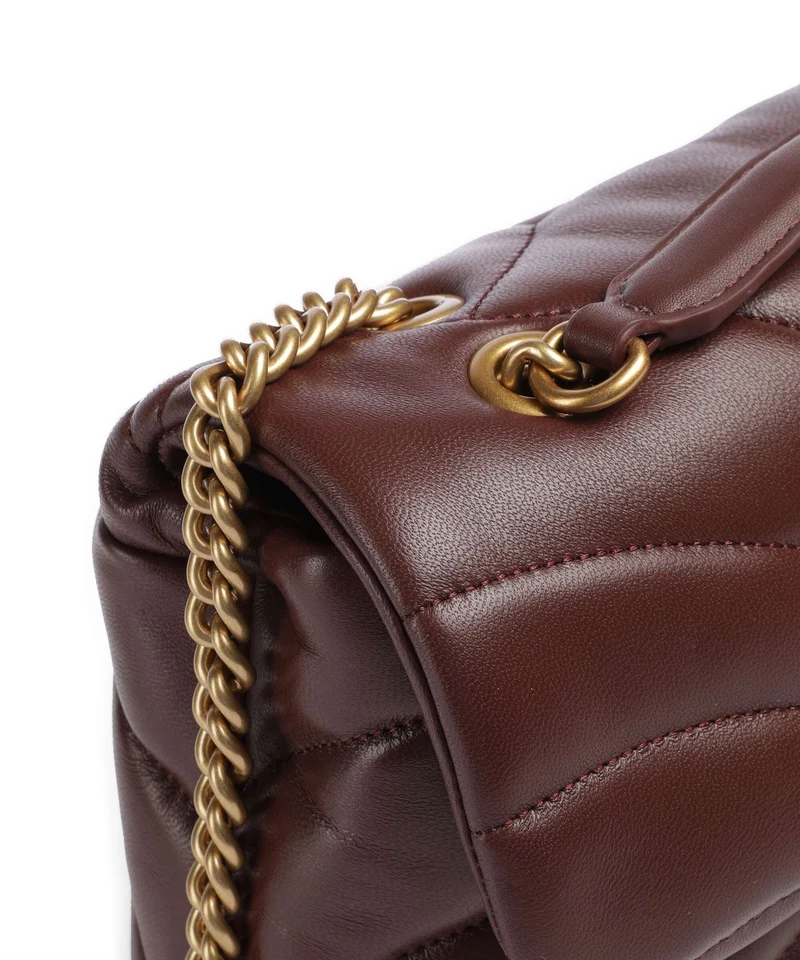 Pinko Love Puff Classic Sac porté épaule burgundy wine/antique gold