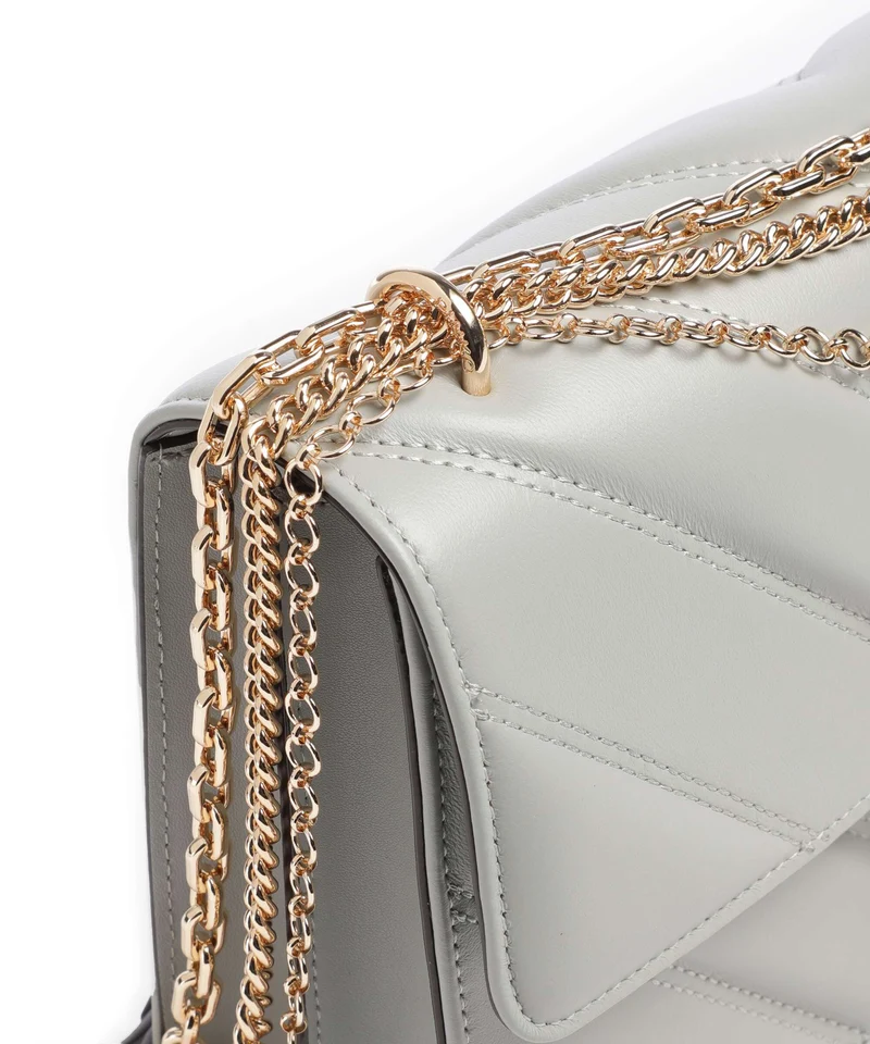 Pinko Love One Classic Sac porté épaule grigio perla/gold mordore