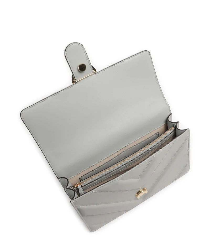 Pinko Love One Classic Sac porté épaule grigio perla/gold mordore