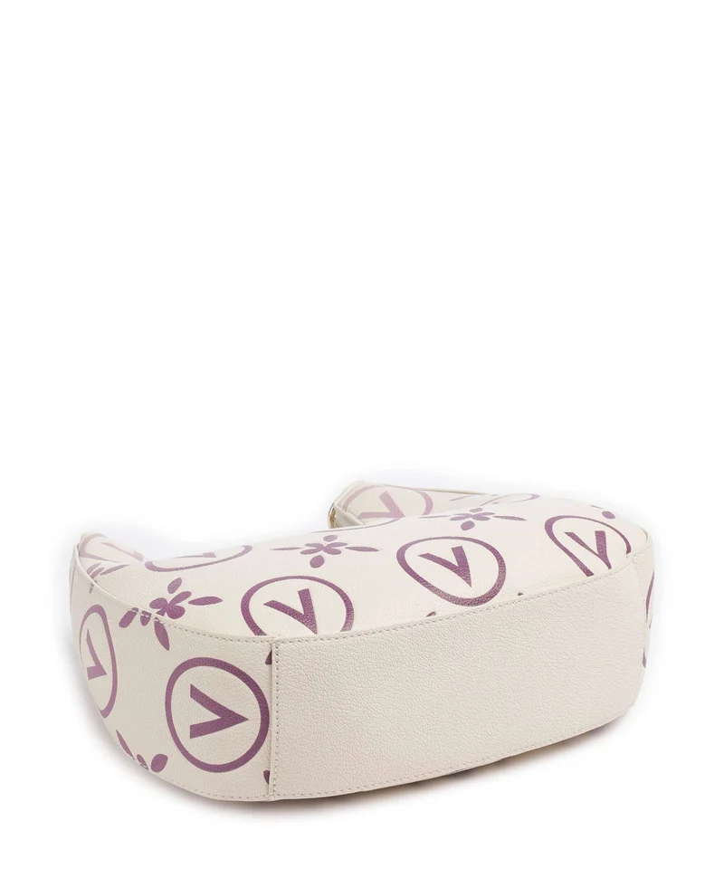 Valentino Bags Samba Re Print Sac porté épaule ecru/rosa