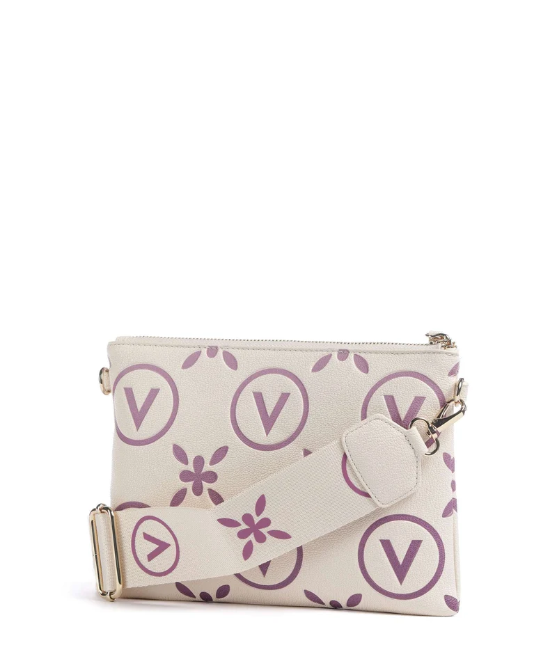 Valentino Bags Samba Re Print Sac bandoulière ecru/rosa
