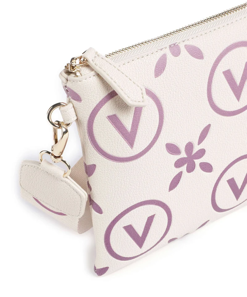 Valentino Bags Samba Re Print Sac bandoulière ecru/rosa