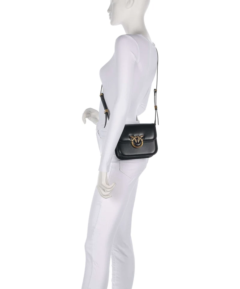 Pinko Love One Mini Sac bandoulière nero/antique gold