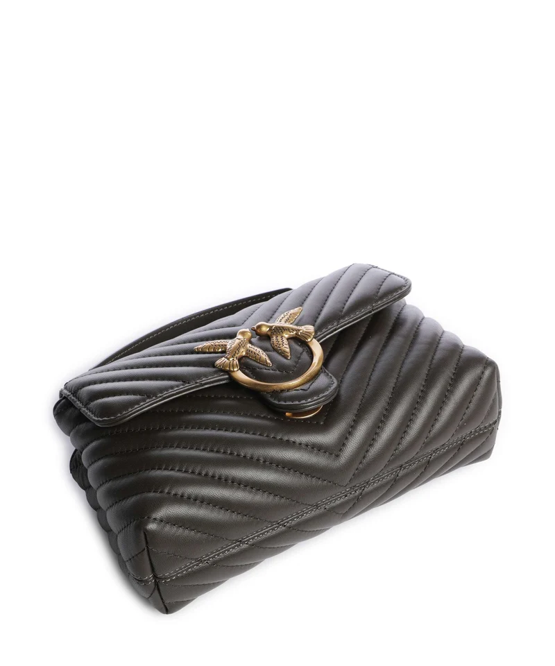 Pinko Love Lady Puff Mini Sac à main verde fango/antique gold