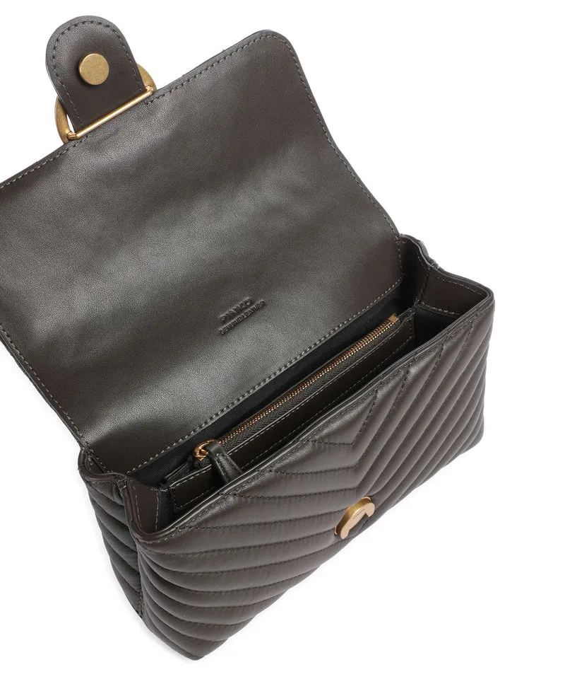 Pinko Love Lady Puff Mini Sac à main verde fango/antique gold