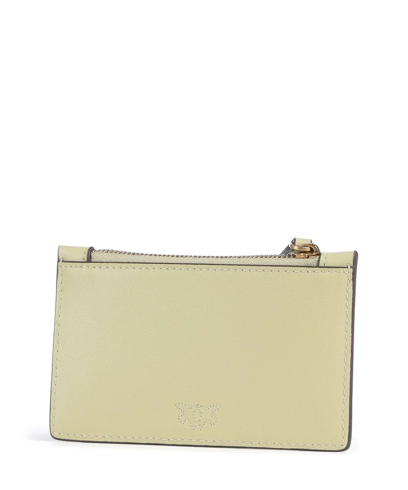 Pinko Airone Étui à cartes crédit giallo vaniglia/antique gold