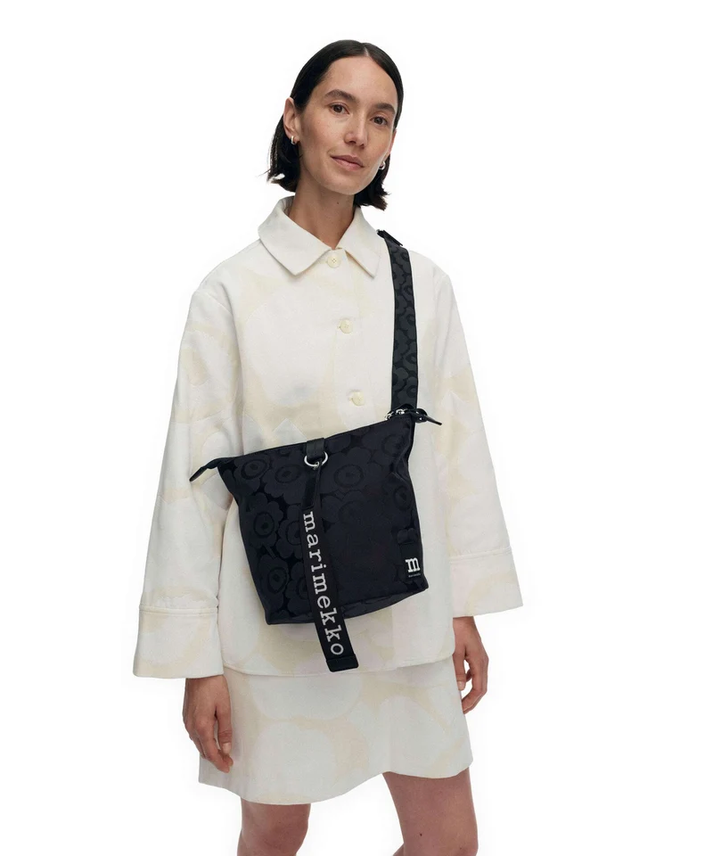 Marimekko Carry All Unikko Sac bandoulière blue/dark blue