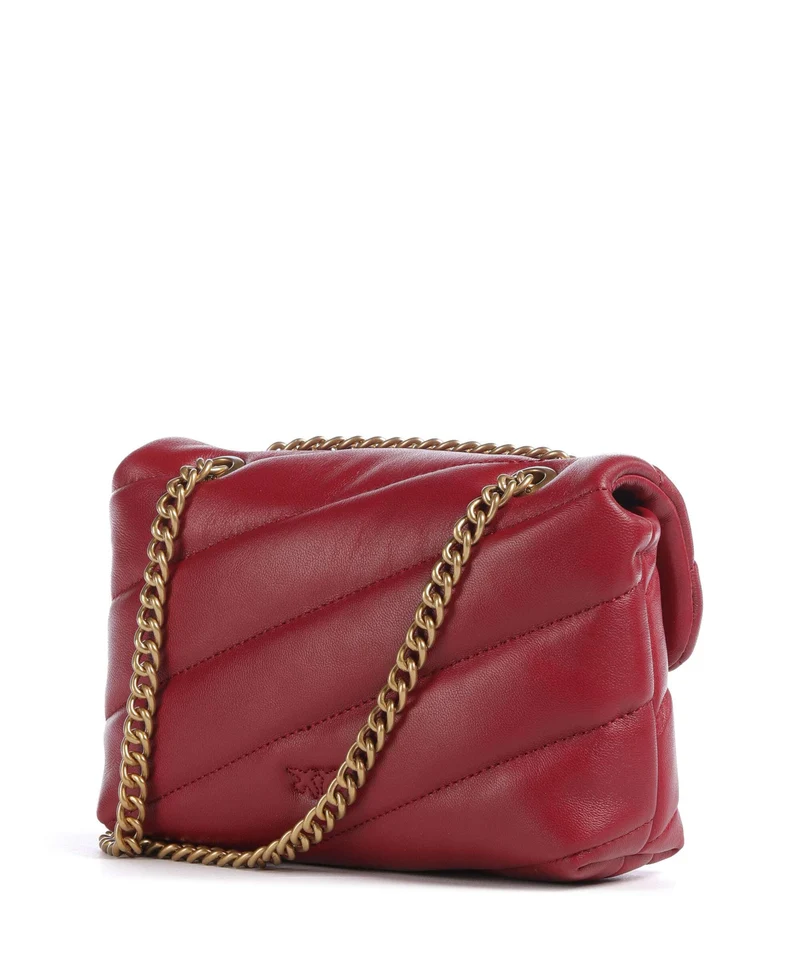 Pinko Love Puff Baby Sac porté épaule rosso scuro/antique gold