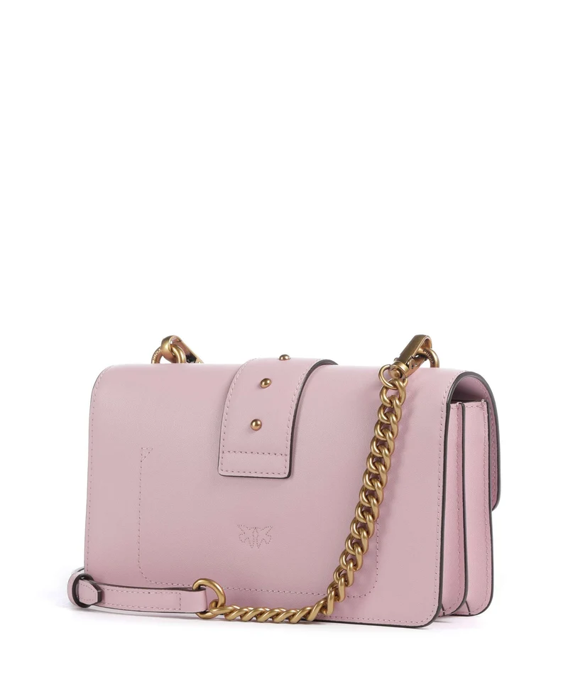 Pinko Love One Mini Sac bandoulière rosa chiaro/antique gold