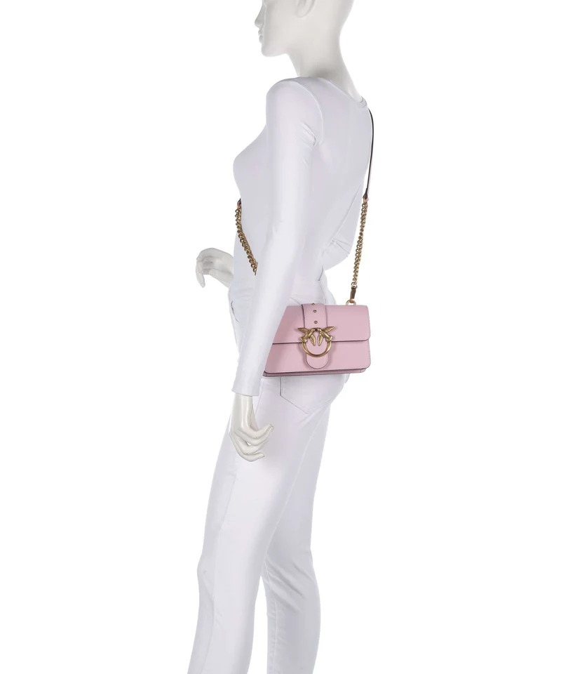 Pinko Love One Mini Sac bandoulière rosa chiaro/antique gold