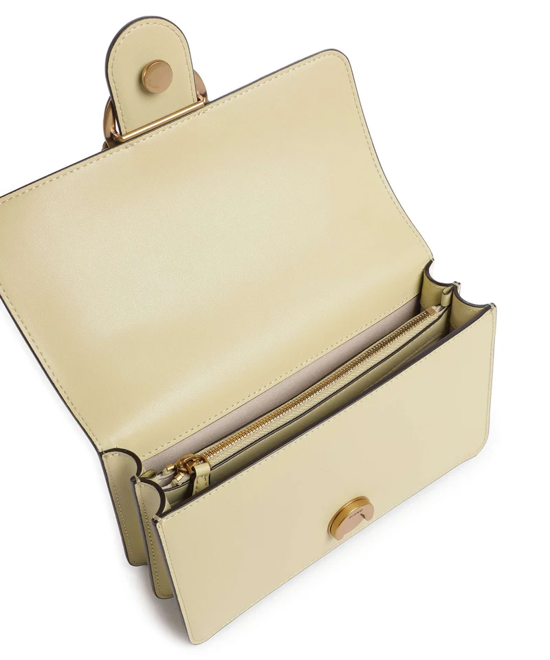 Pinko Love One Mini Sac bandoulière giallo vaniglia/antique gold