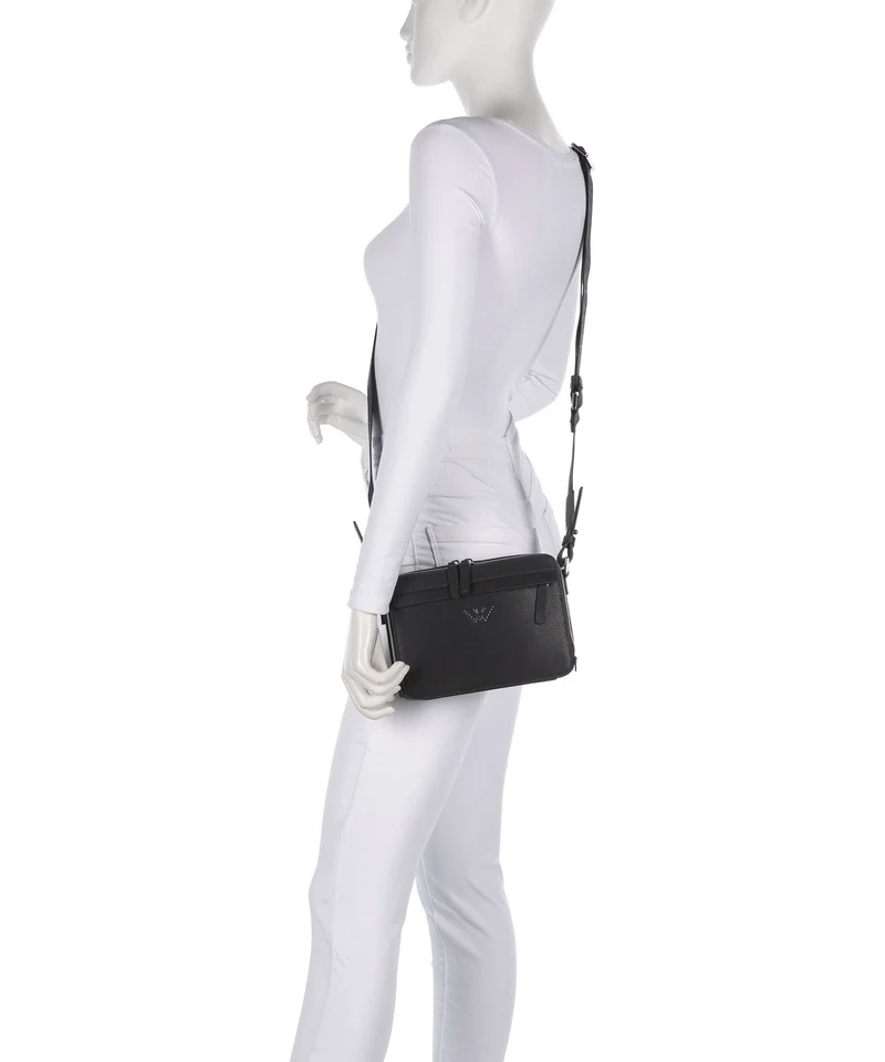 Emporio Armani Business Regenerated Sac bandoulière ebony