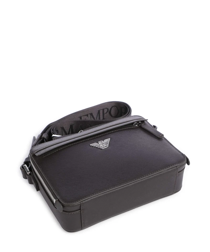 Emporio Armani Business Regenerated Sac bandoulière ebony